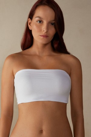 Women Intimissimi Cotton Bra White | 3650918-QC