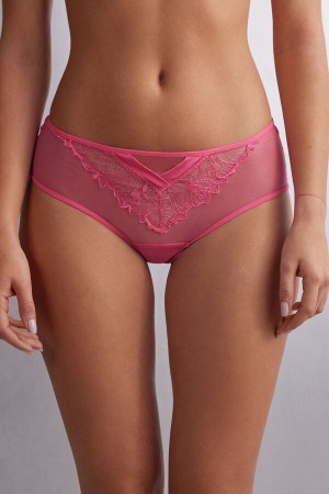 Women Intimissimi Sweet Like Sugar Hipsterzilian Briefs Pink | 3289605-JV