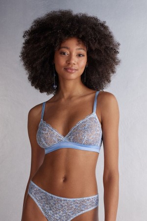 Women Intimissimi Sweet Talking Emma Triangle Bra Flower | 7240895-BP