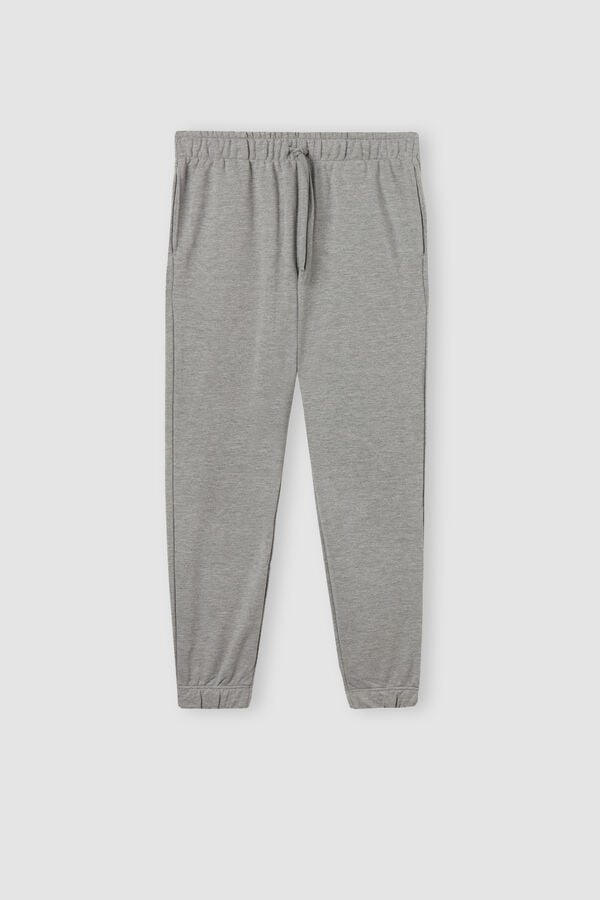 Men Intimissimi Full Length Lightweight Sweat Pants Grey | 6823415-RS