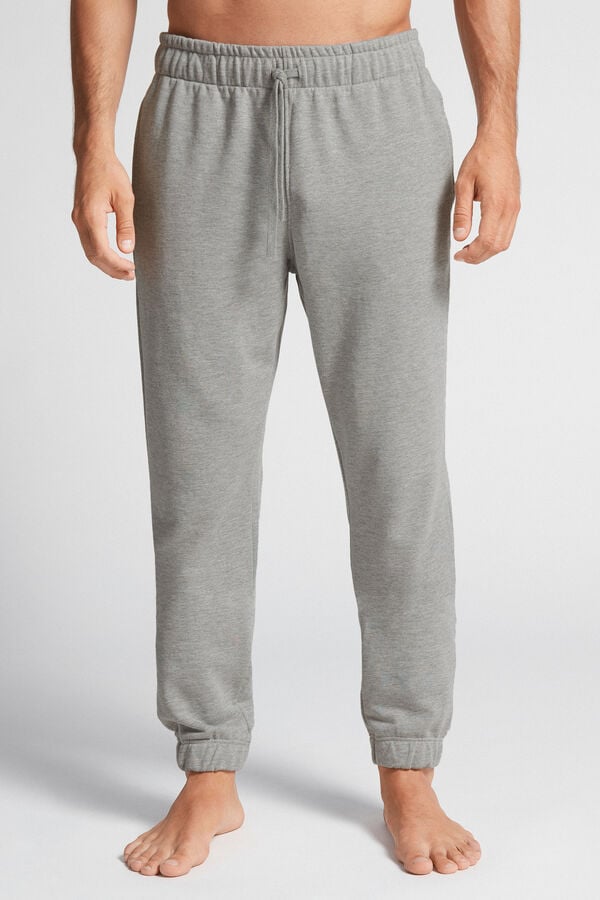 Men Intimissimi Full Length Lightweight Sweat Pants Grey | 6823415-RS