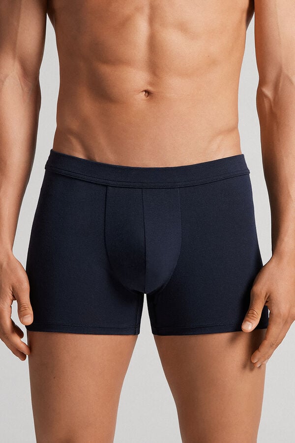 Men Intimissimi Modal And Silk Boxer Black | 6357812-GT