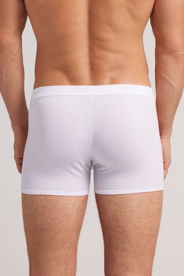 Men Intimissimi Natural Fresh Cotton Boxer White | 2153894-WS