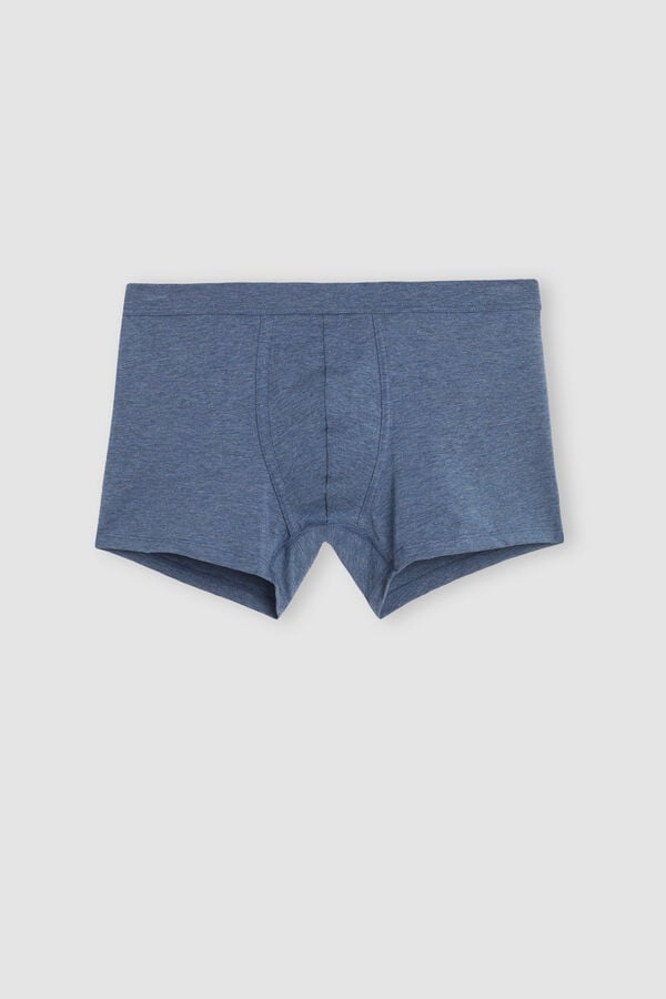 Men Intimissimi Superior Cotton Boxer Blue | 0351249-XN