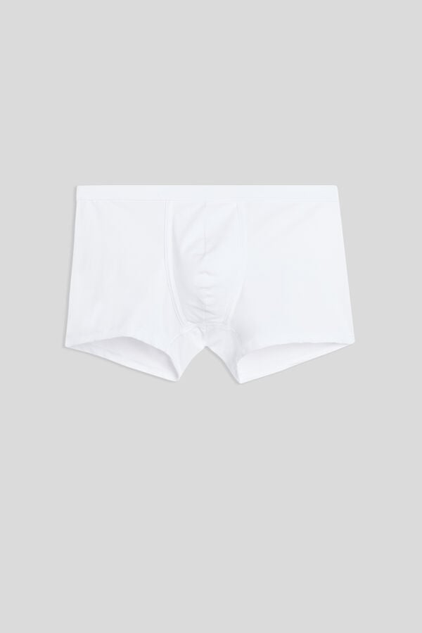 Men Intimissimi Superior Cotton Boxer White | 9521643-SM