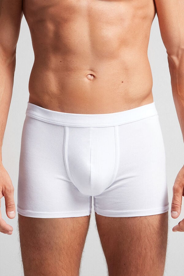 Men Intimissimi Superior Cotton Boxer White | 9521643-SM