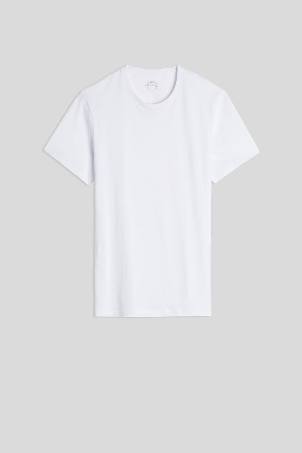 Men Intimissimi Superior Cotton T-Shirt White | 7238495-BG