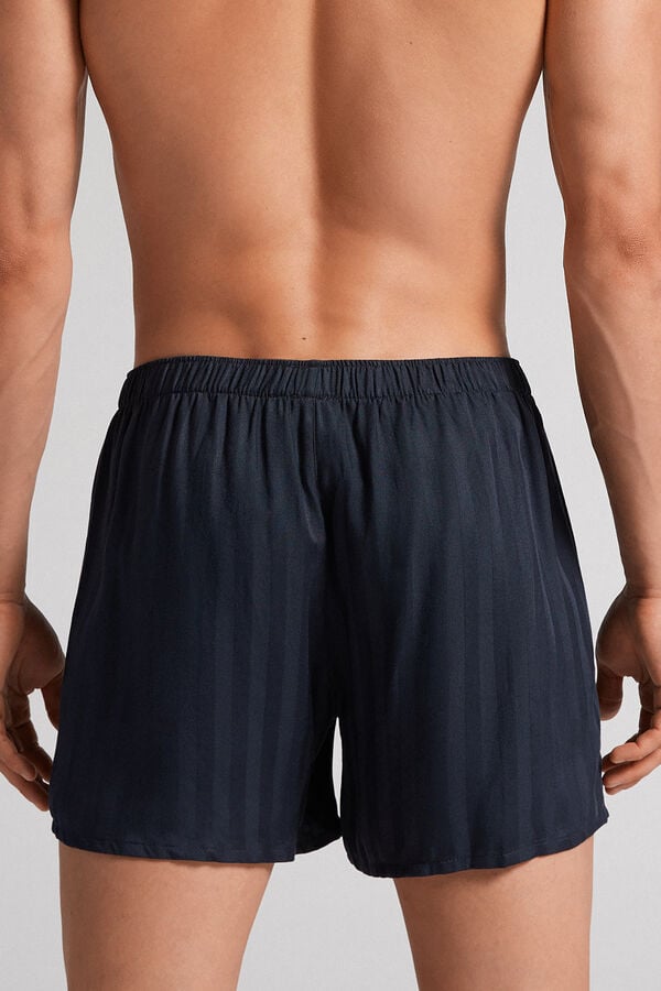 Men Intimissimi Woven Modal Boxer Black | 4738629-HP