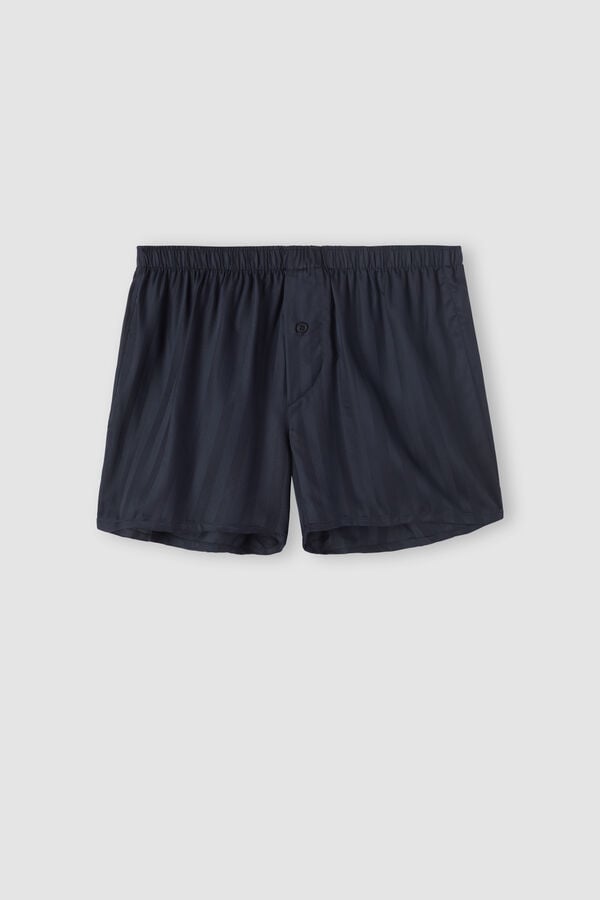 Men Intimissimi Woven Modal Boxer Black | 4738629-HP