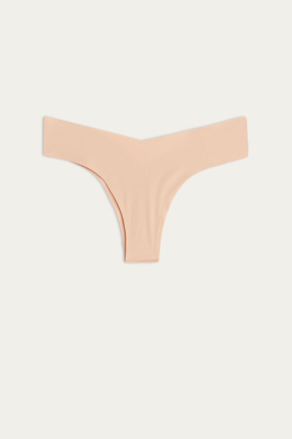 Women Intimissimi 80s-Stylezilian Ultralight Microfiber Briefs Orange Beige | 8749351-IA