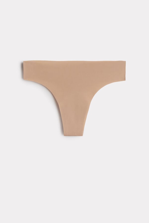 Women Intimissimi Brazilian Seamless Ultra Light Microfiber Briefs Orange Beige | 0648351-RQ