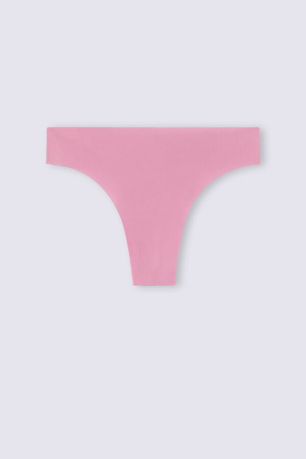 Women Intimissimi Brazilian Seamless Ultra Light Microfiber Briefs Pink | 5782304-NJ