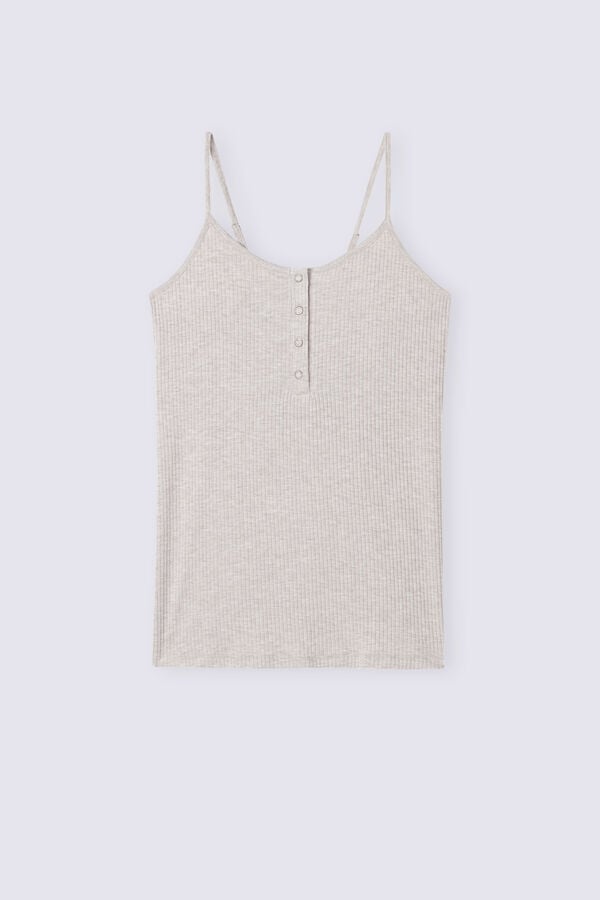 Women Intimissimi Chic Comfort Modal Tank Top Beige | 1304682-MZ