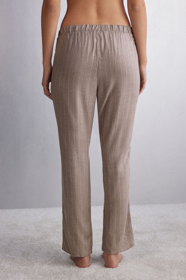 Women Intimissimi Comfort First Full Length Woven Modal Pants Beige | 3856249-OG