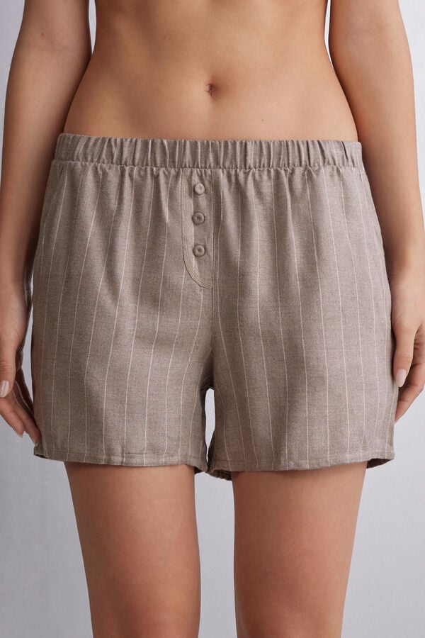 Women Intimissimi Comfort First Woven Modal Shorts Beige | 4680735-DJ