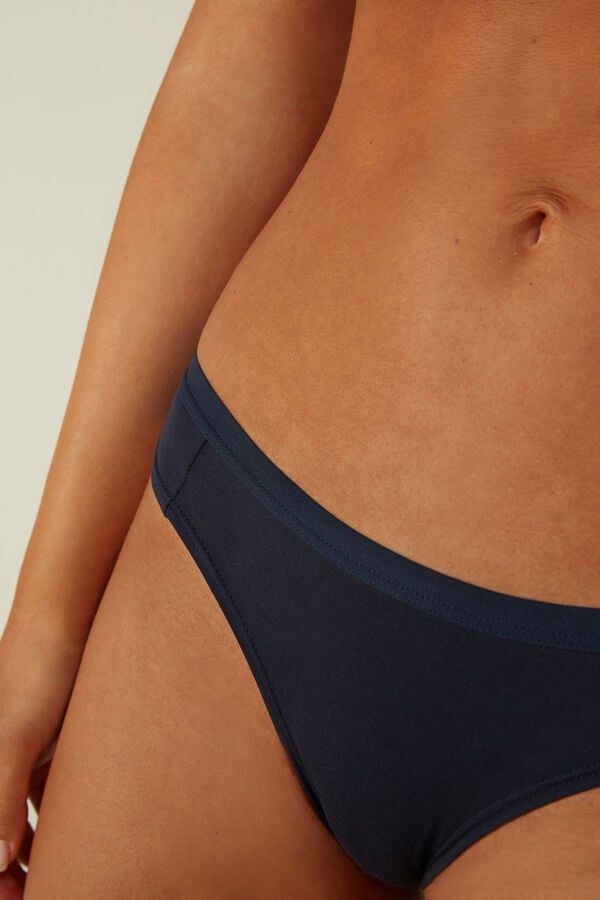 Women Intimissimi Cotton Panties Blue | 0167458-VZ