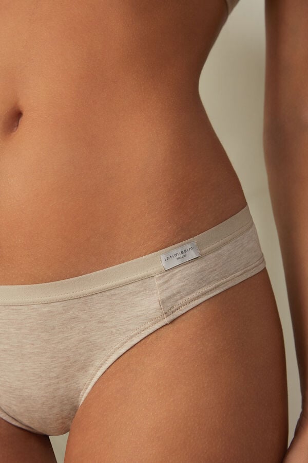 Women Intimissimi Cottonzilian Briefs Beige | 2358410-KM