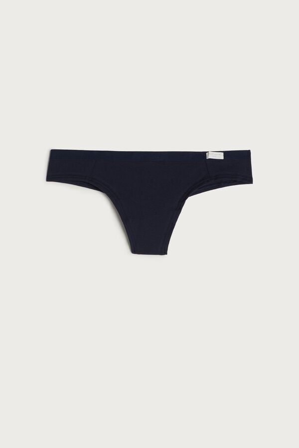 Women Intimissimi Cottonzilian Briefs Blue | 9057341-MB