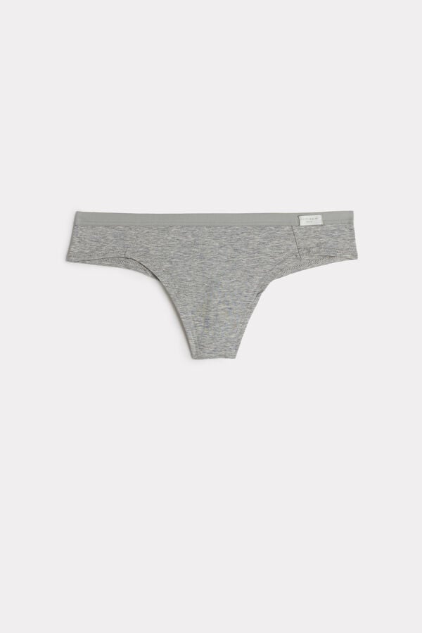 Women Intimissimi Cottonzilian Briefs Light Grey | 0765849-KA