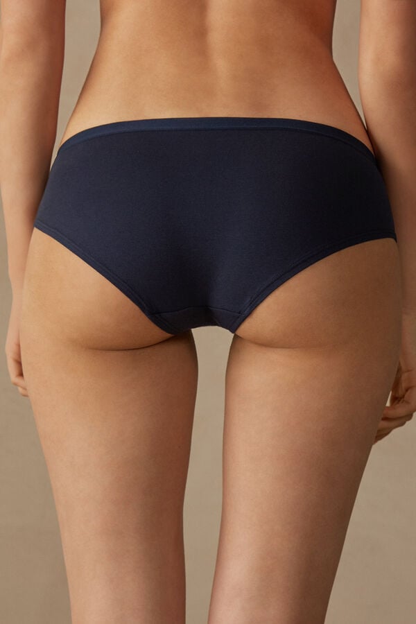 Women Intimissimi Cozy Cotton Panties Blue | 9326517-TQ