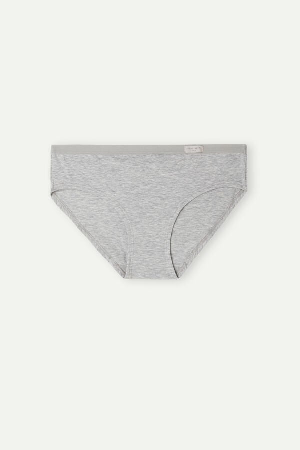 Women Intimissimi Cozy Cotton Panties Light Grey | 0578261-LA