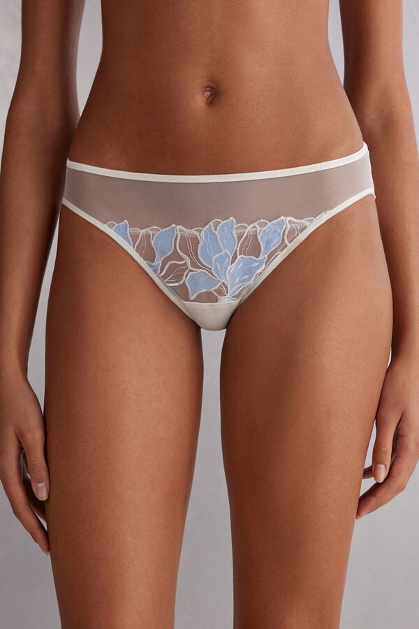 Women Intimissimi Eternal Flowers Panties Blue | 0468793-RO