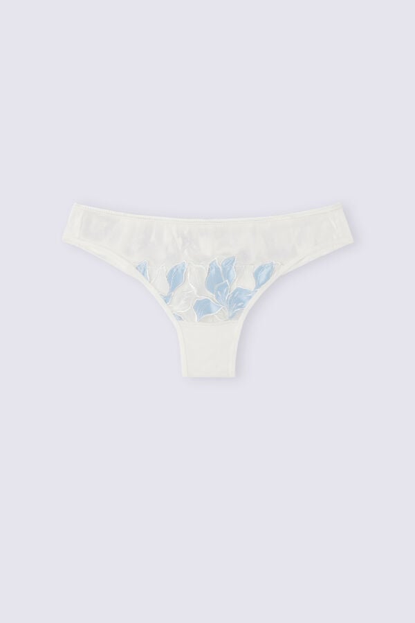 Women Intimissimi Eternal Flowerszilian Briefs Blue | 0427185-YC