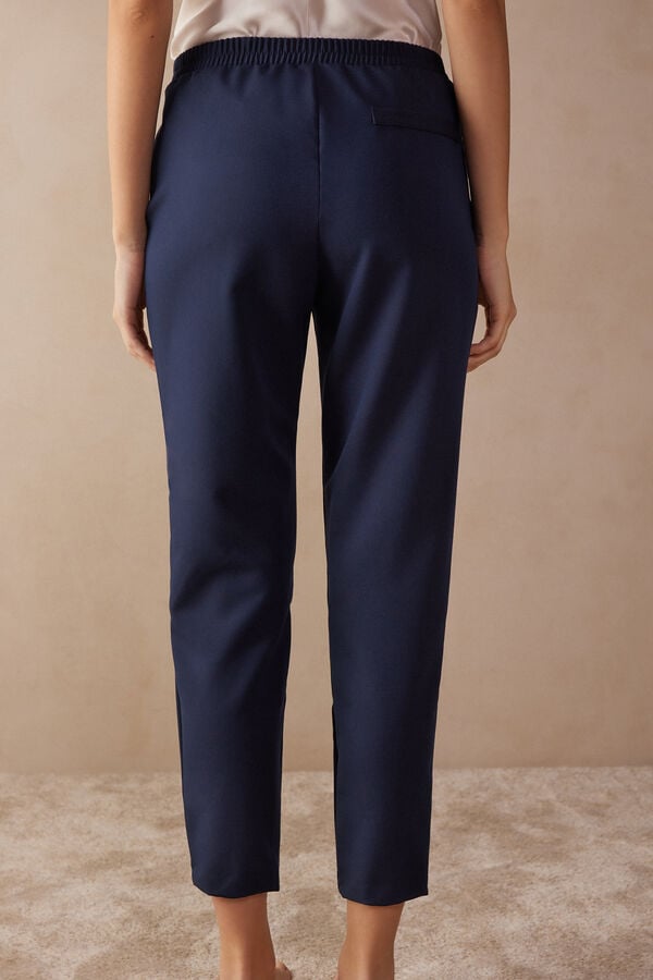 Women Intimissimi Full Length With Pockets Pants Blue | 1258609-JS