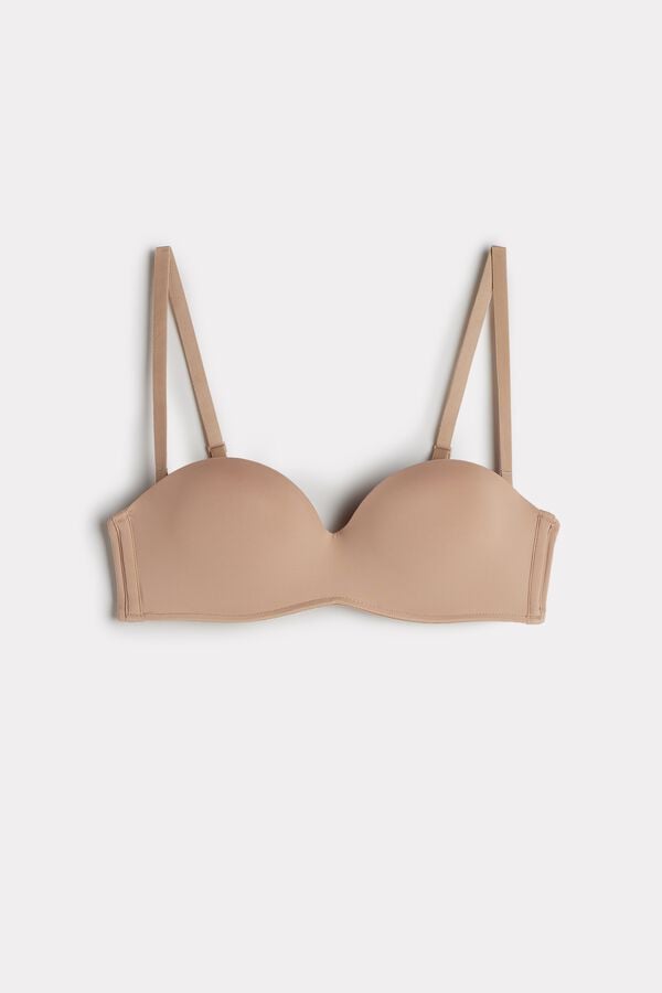 Women Intimissimi Gioia Bandeau Bra Orange Beige | 9832540-QW