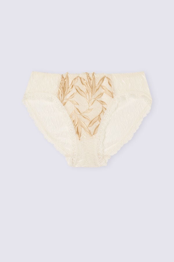 Women Intimissimi Golden Hour Panties Light Yellow White | 2198560-WS