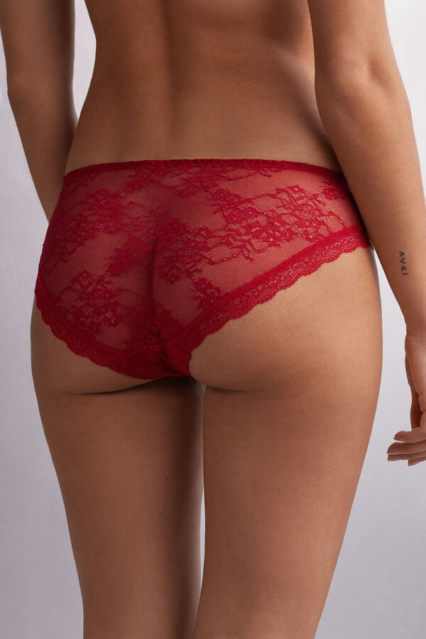 Women Intimissimi Intricate Surface Panties Red | 4301657-HT