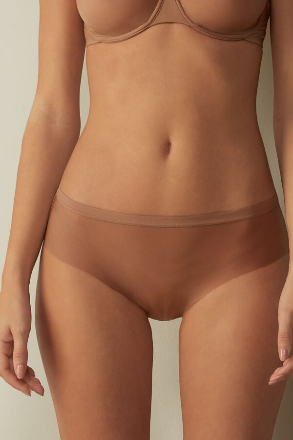 Women Intimissimi Invisible Touch Briefs Beige | 7402163-GN