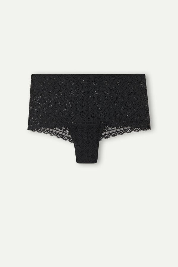 Women Intimissimi Lace Hipster Briefs Black | 8135042-TD