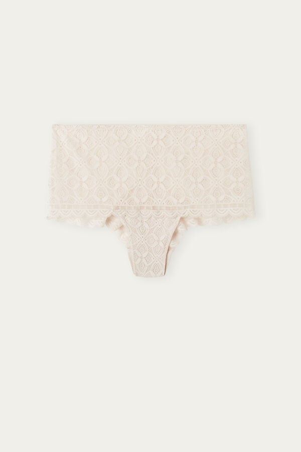 Women Intimissimi Lace Hipster Briefs Cream Pink | 7215093-XP