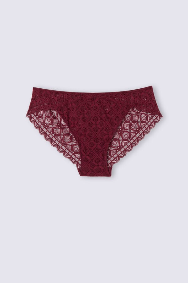 Women Intimissimi Low Rise Lace Panties Red | 0358149-CW