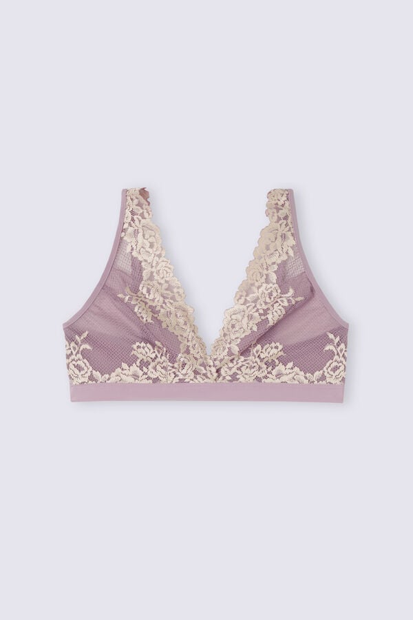 Women Intimissimi Pretty Flowers Lara Triangle Bra White | 2195487-XO