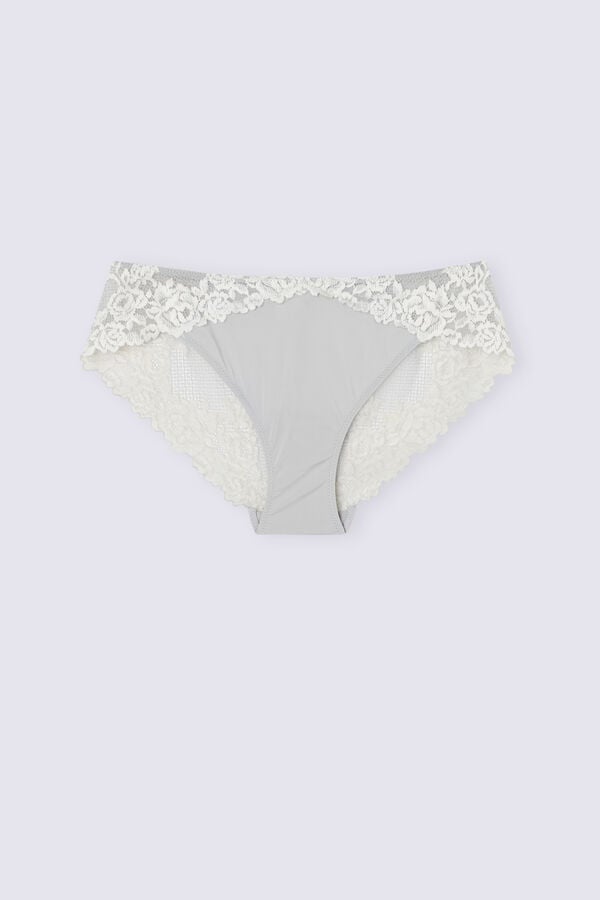 Women Intimissimi Pretty Flowers Panties Grey | 8016249-AN