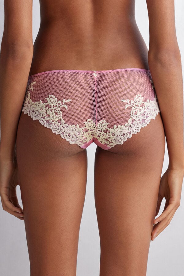 Women Intimissimi Pretty Flowers Panties Pink / White | 5802746-XE