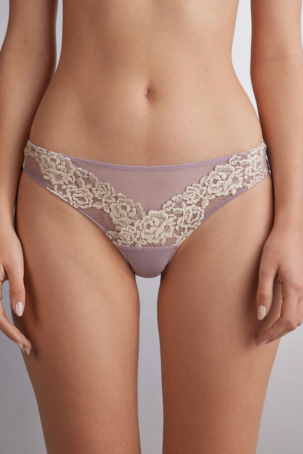 Women Intimissimi Pretty Flowerszilian Briefs White | 3285710-PC