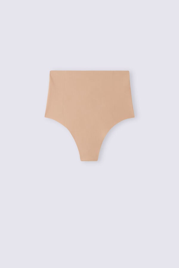 Women Intimissimi Raw-Cut Microfiber French Knickers Briefs Orange Beige | 1308564-UA