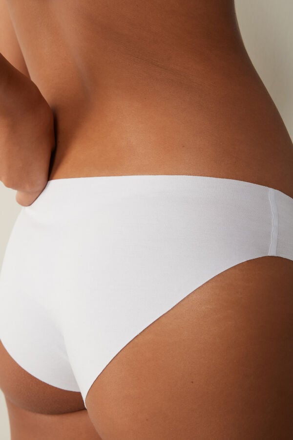 Women Intimissimi Seamless Cotton Panties White | 6715394-CI