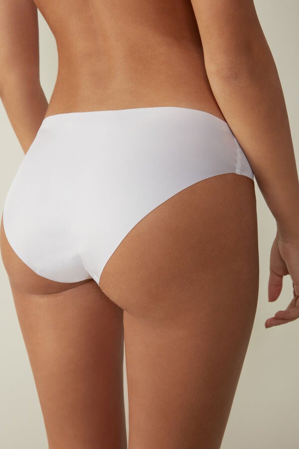 Women Intimissimi Seamless Microfiber Panties White | 2843790-QJ