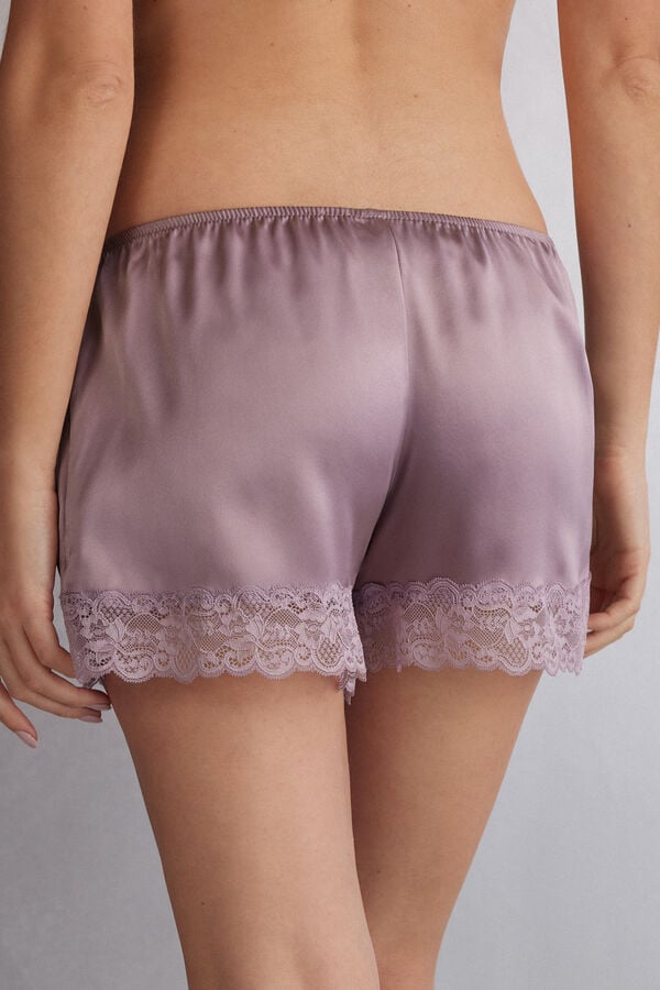 Women Intimissimi Silk Shorts Pink | 0328561-YC