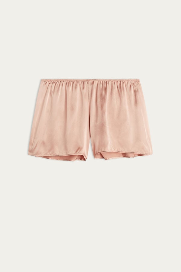 Women Intimissimi Smooth Silk-Satin Shorts Pink | 5724109-QA