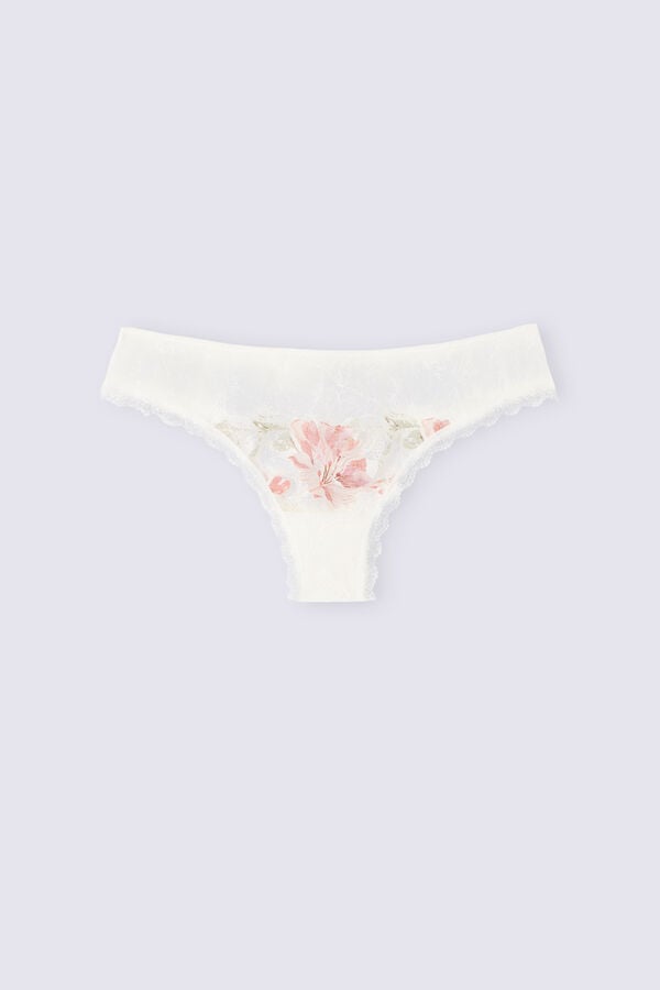 Women Intimissimi Summer Sunsetzilian Briefs White | 5402918-OC