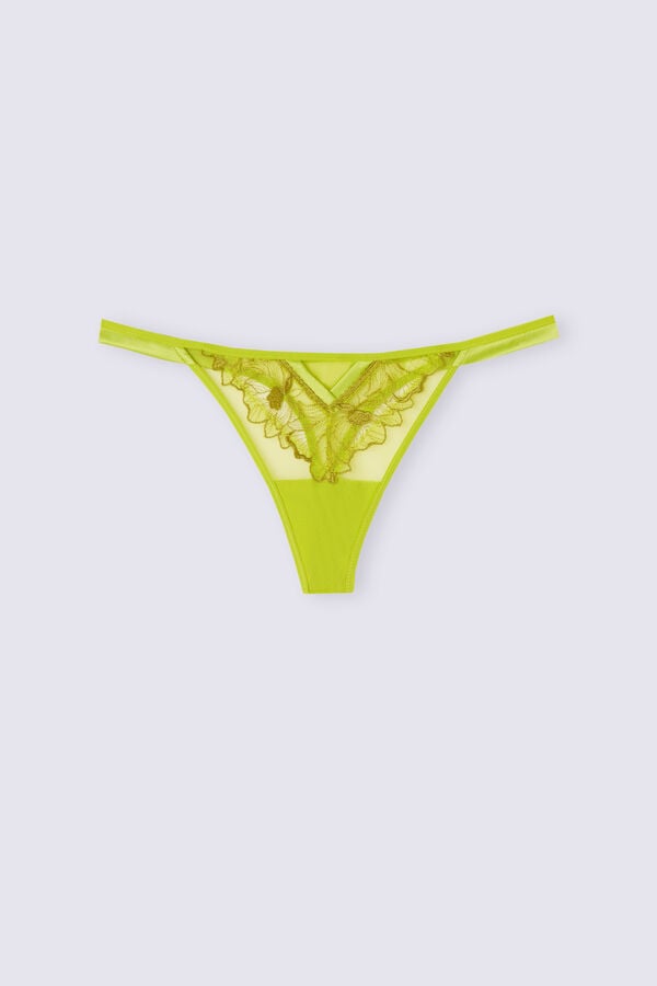 Women Intimissimi Sweet Like Sugar String Thong Green | 4918520-SZ