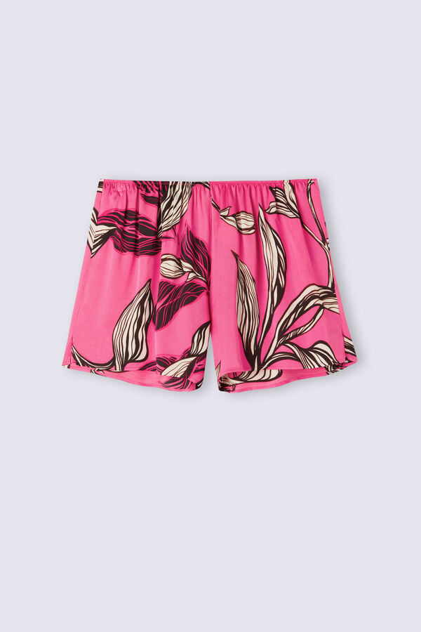 Women Intimissimi Sweet Like Sugar Viscose Satin Shorts Pink | 4710923-KX