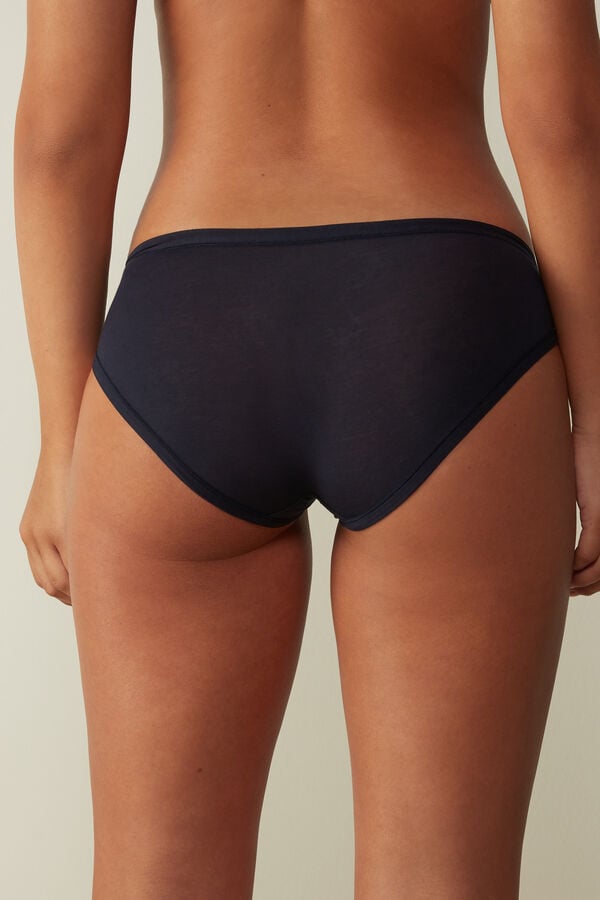 Women Intimissimi Ultralight Cotton Panties Blue | 8460725-LP